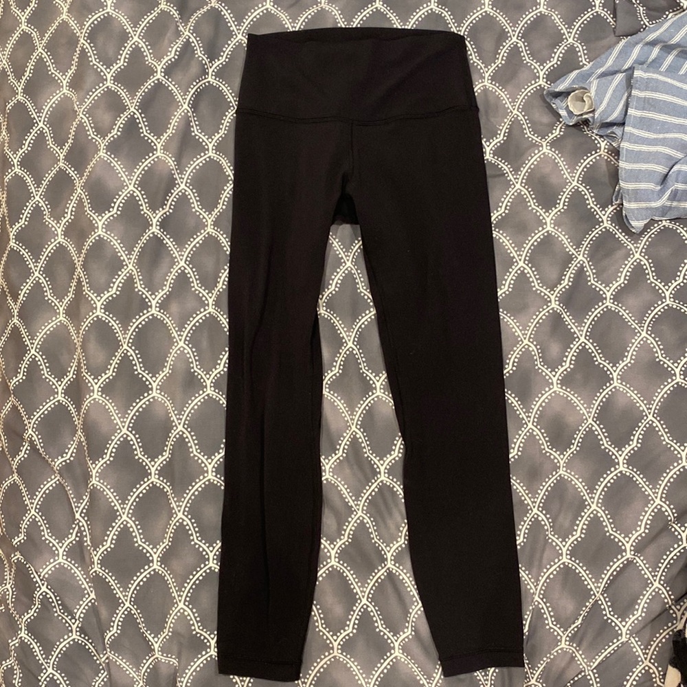 Cropped lululemon (6) black leggings